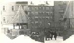 Деревянный детский городок во дворе на ул. Лепсе. 1980-е гг. Автор Ермолин В.И. Из альбома Булдаковой Оксаны Васильевны