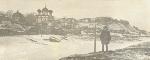 Вид на Успенский собор и Ежовку со стороны реки Вятки. Год 1936 г. Автор: А.М. Иванов. Из альбома Колупаевой Валерии Николаевны